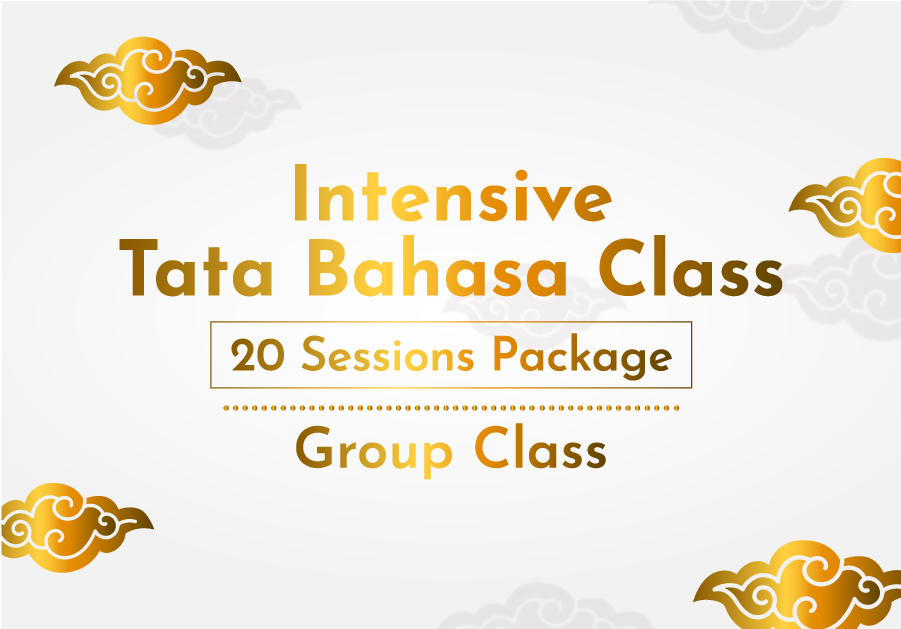 Intensive Tata Bahasa Class – 20 Sessions – Group Class – 4 to 5 people